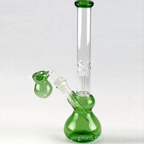 Glass Pipe Glass Smoking Pipe with 1 Perc 12 Inches High (GB-079)